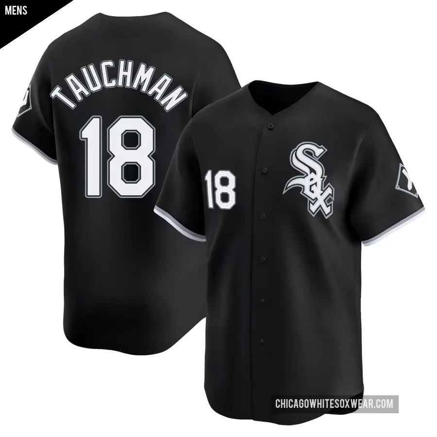 Men's Chicago White Sox ＃18 Mike Tauchman Limited Black Alternate Jersey