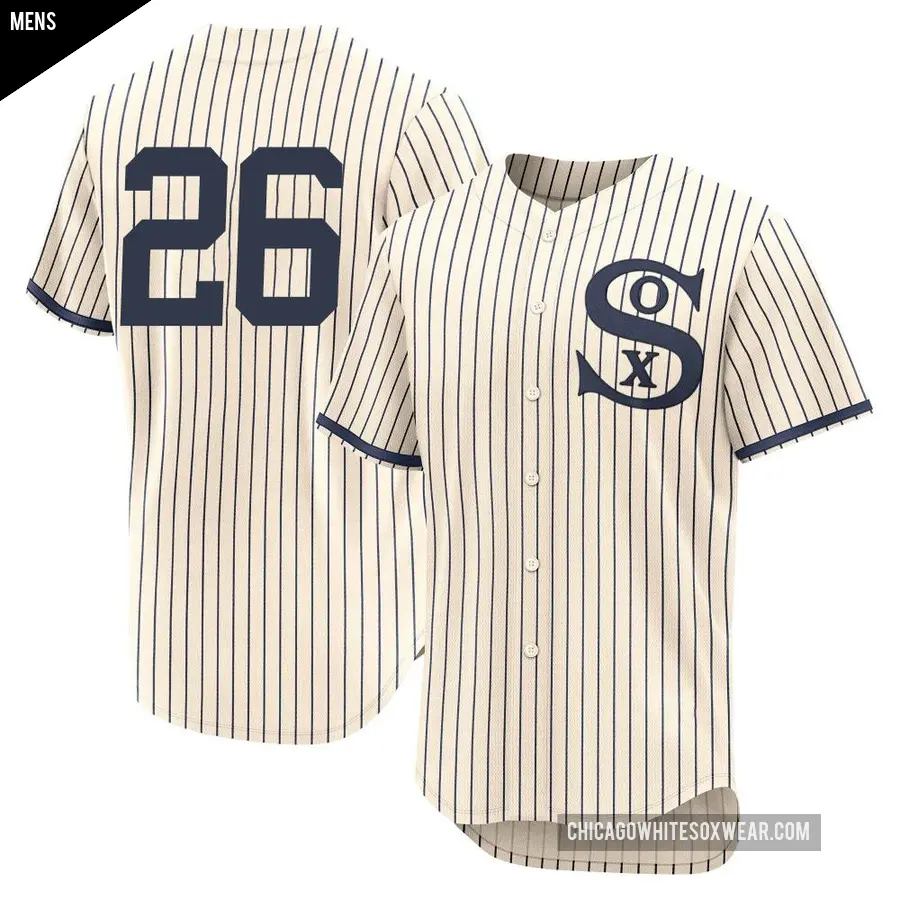 Men's Chicago White Sox ＃26 Korey Lee Authentic Cream 2021 Field of Dreams Jersey