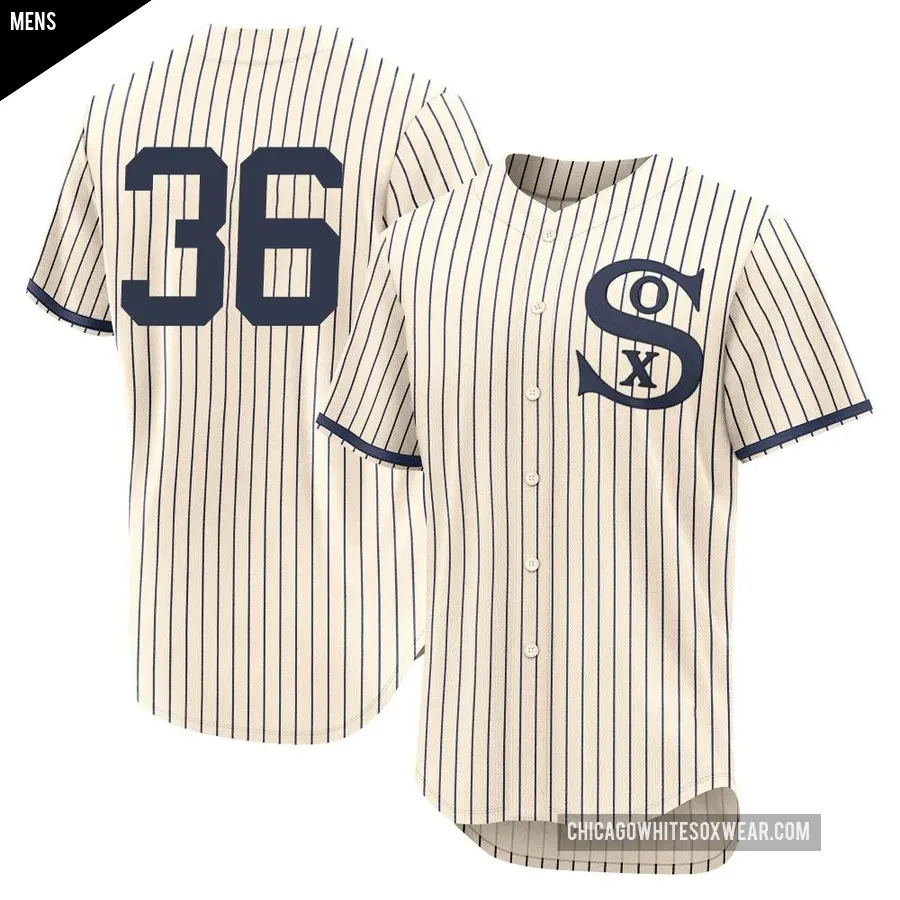Men's Chicago White Sox ＃36 Steven Wilson Authentic Cream 2021 Field of Dreams Jersey