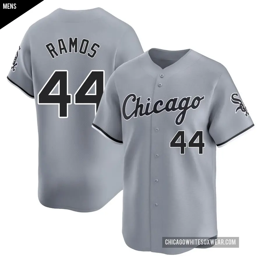 Men's Chicago White Sox ＃44 Bryan Ramos Limited Gray Road Jersey