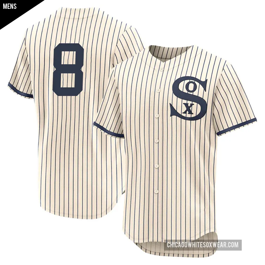 Men's Chicago White Sox ＃8 Bo Jackson Authentic Cream 2021 Field of Dreams Jersey