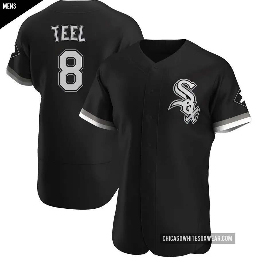 Men's Chicago White Sox ＃8 Kyle Teel Authentic Black Alternate Jersey