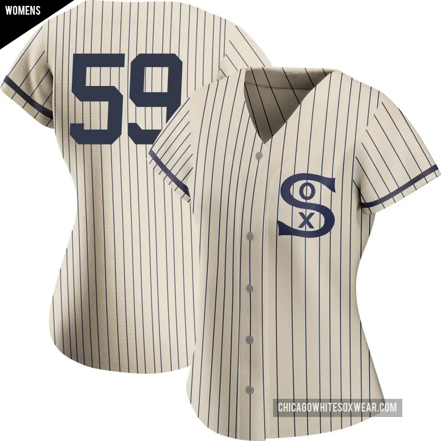 Women's Chicago White Sox ＃59 Sean Burke Replica Cream 2021 Field of Dreams Jersey