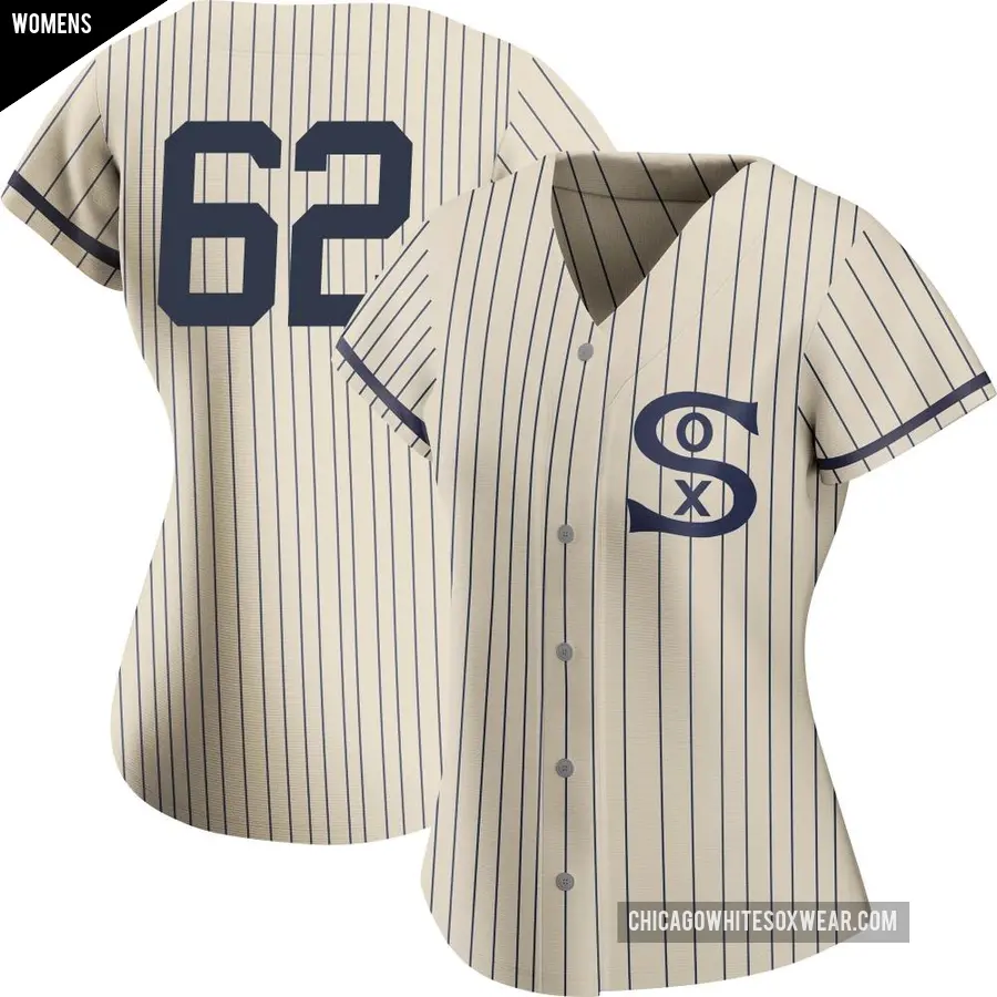 Women's Chicago White Sox ＃62 Anderson Severino Replica Cream 2021 Field of Dreams Jersey