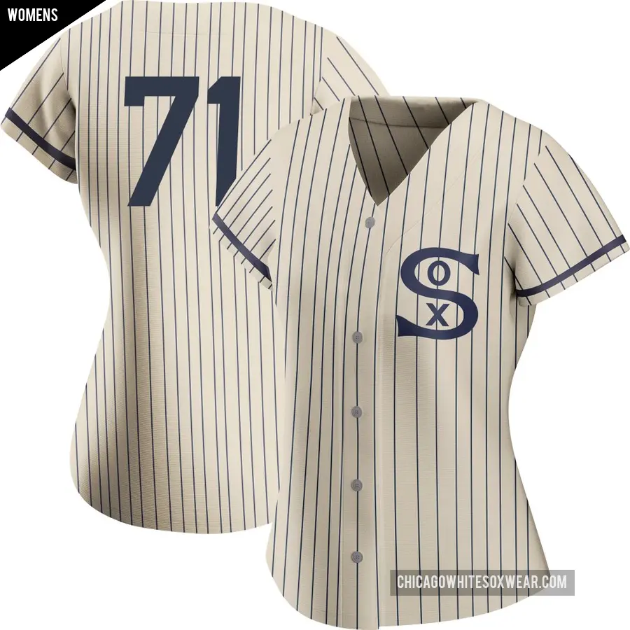 Women's Chicago White Sox ＃71 Cam Booser Authentic Cream 2021 Field of Dreams Jersey