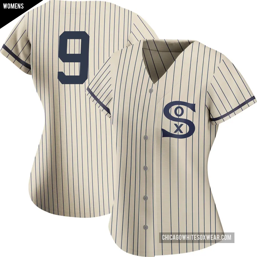 Women's Chicago White Sox ＃9 Minnie Minoso Replica Cream 2021 Field of Dreams Jersey