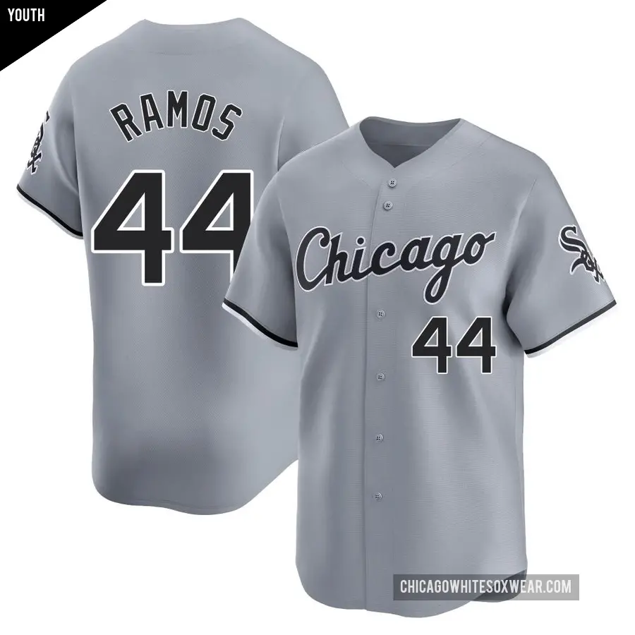 Youth Chicago White Sox ＃44 Bryan Ramos Limited Gray Road Jersey