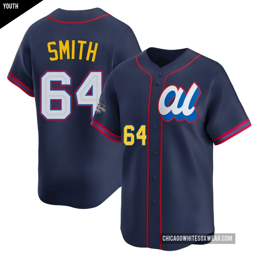 Youth Chicago White Sox ＃64 Shane Smith Limited Navy American League 2025 All-Star Edition Jersey